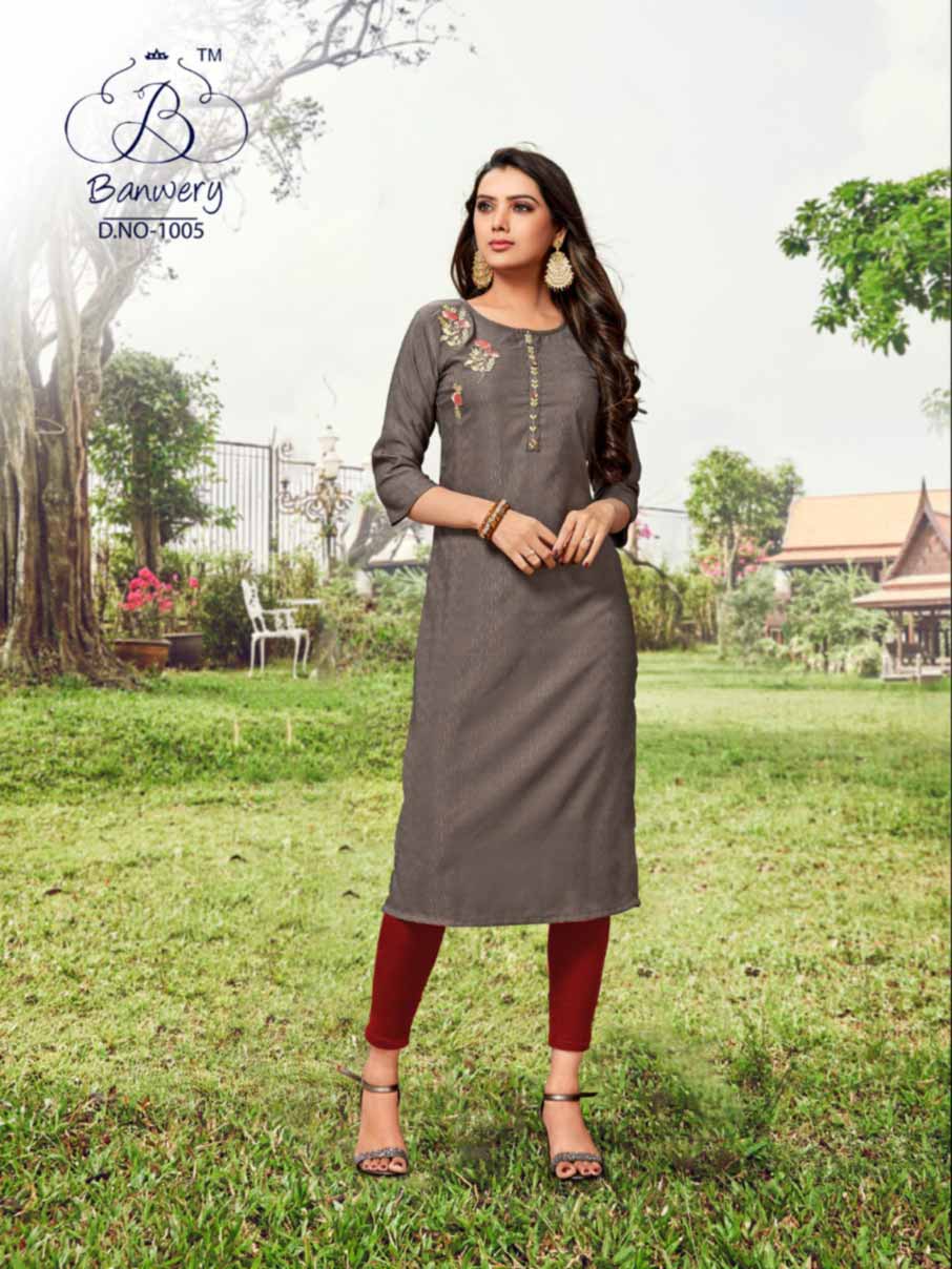 Fashion Tree Embroidery Design Kurti Set Fashion Tree Embroidery Design Kurti Set